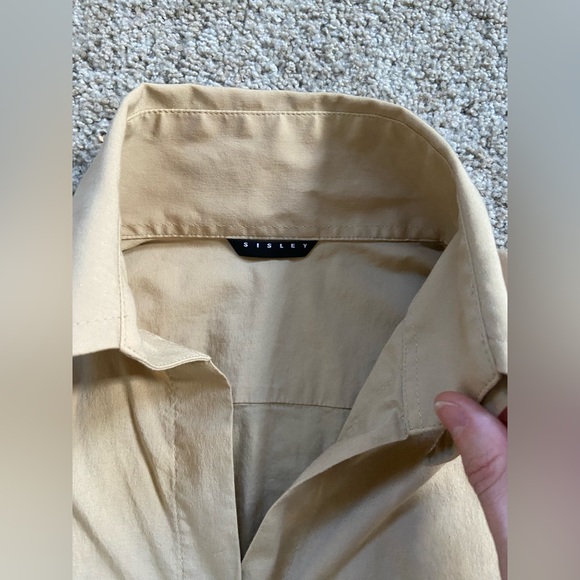 Vintage Sisley Dramatic Collar Button Down - Picture 8 of 10